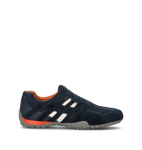 Geox sneakers uomo blu pelle - uomo,